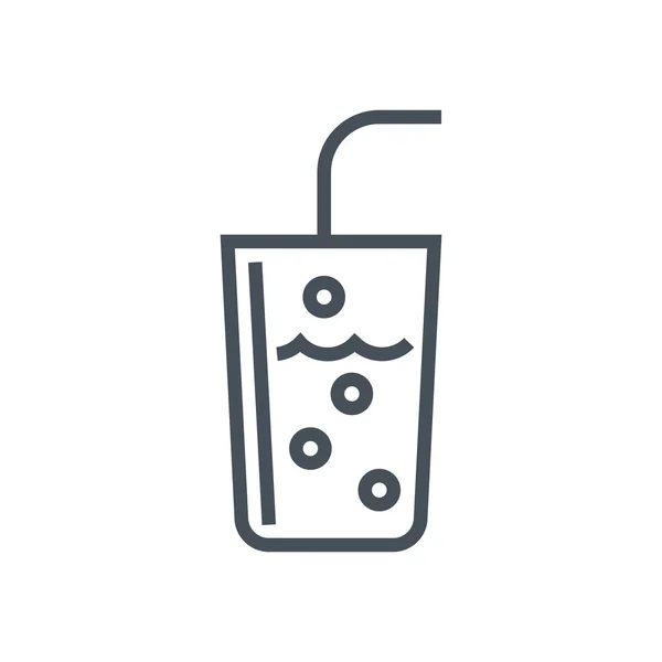 Холодный напиток, икона соды — стоковый вектор