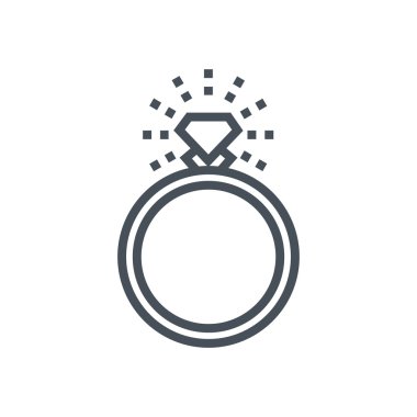 Nişan yüzüğü yüzük simgesi ayıklayacaktır,