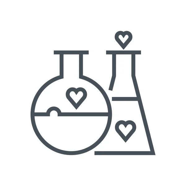 Valentines day discovery icon — 图库矢量图片