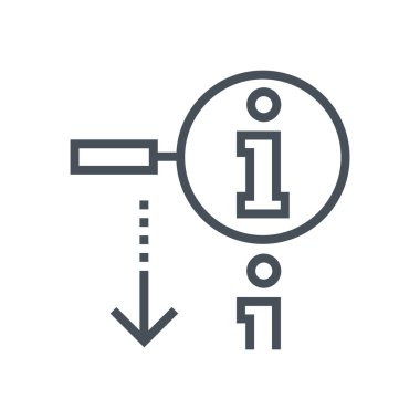 Arama, bilgi simgesi