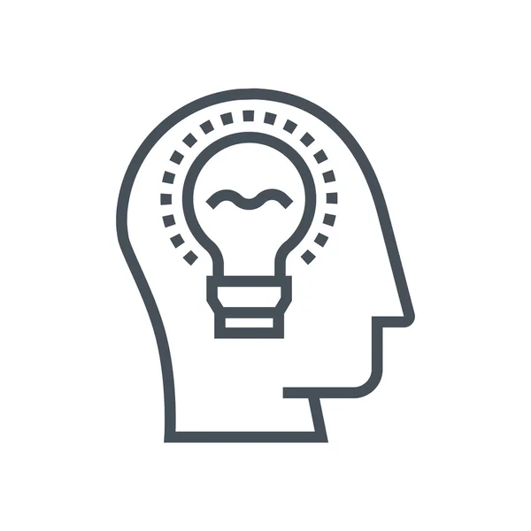 Idea, lamp icon — 图库矢量图片