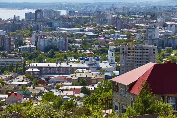 Widok miasta w Saratowie, od góry Sokolov Obraz Stockowy