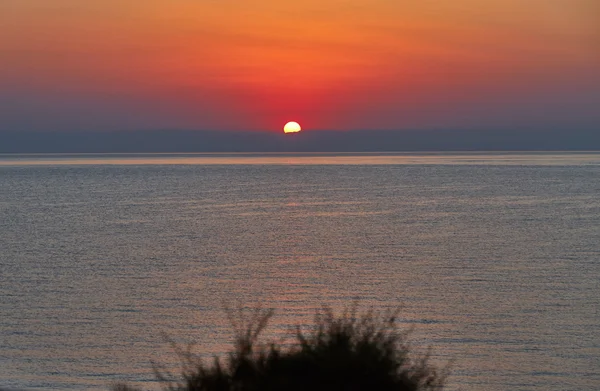 Akdeniz deniz - bir fotoğraf 1 şafak
