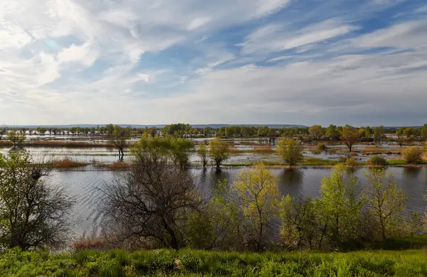 Волга і весна — стокове фото