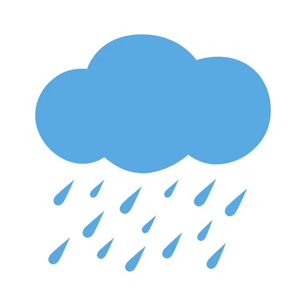 Icon heavy rain — Stock Vector