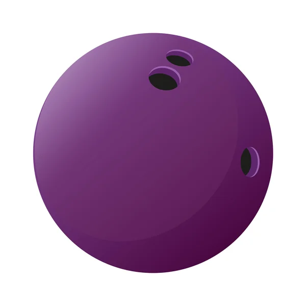 Bowlingball-Ikone — Stockvektor