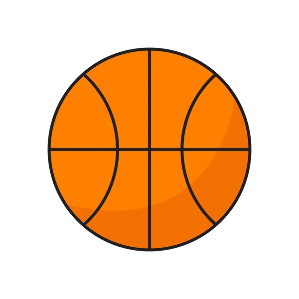 平面图标篮球球 — 图库矢量图片