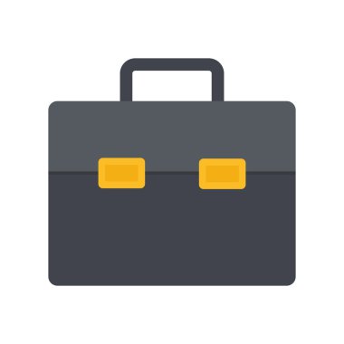 Düz simgesi evrak çantası