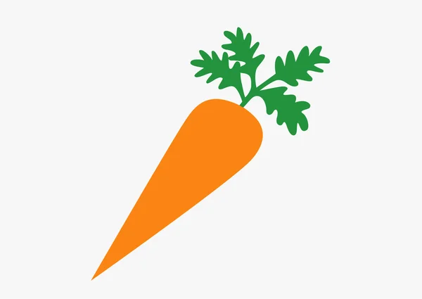 Wortel ikon sayuran - Stok Vektor