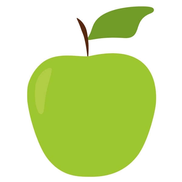 Icon green apple