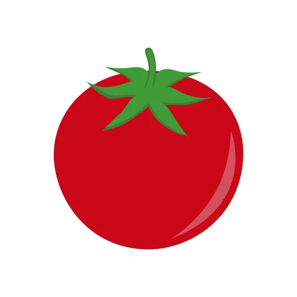 Ploché ikony rajče — Stockový vektor