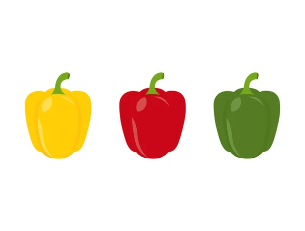 Σετ τρία πιπέρια — Διανυσματικό Αρχείο