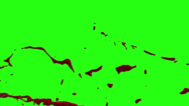 Explosão de sangue com borrão de movimento — Vídeo de Stock