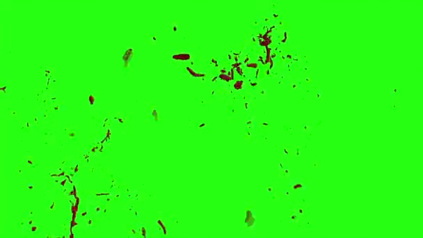 Flou de mouvement éclaté de sang 