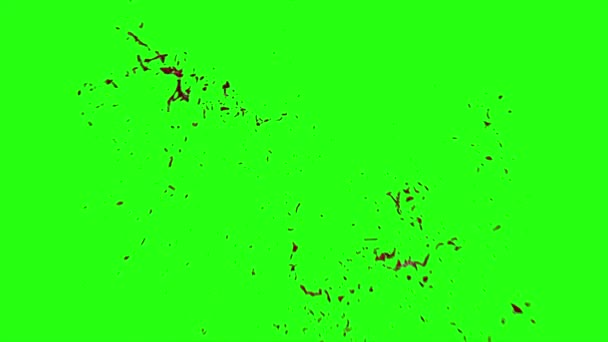 Flou de mouvement éclaté de sang 