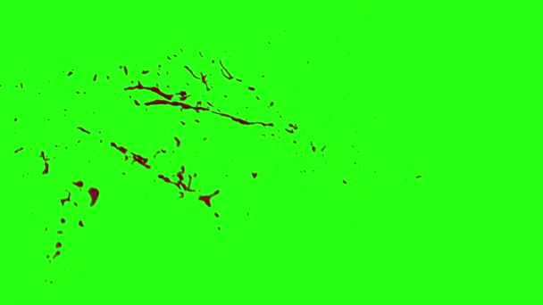 Flou de mouvement éclaté de sang 