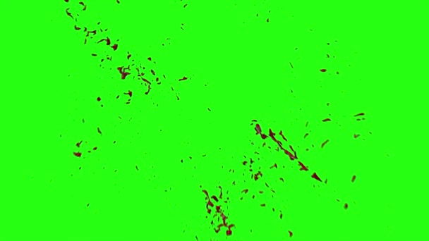 Flou de mouvement éclaté de sang 