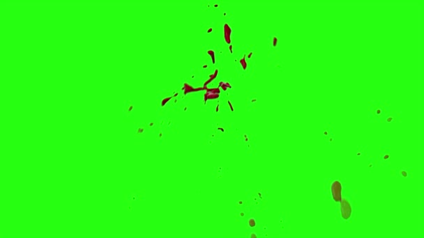 Flou de mouvement éclaté de sang 