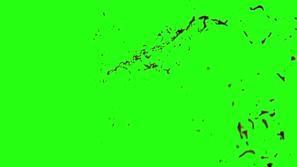 Flou de mouvement éclaté de sang 