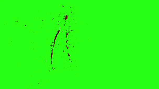 Flou de mouvement éclaté de sang 