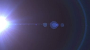 Bokeh ile büyük mercek parlaması