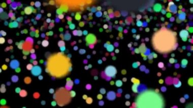 Uçan renkli baloncuklar arka plan