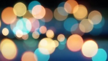 renkli Bokeh ışıkları