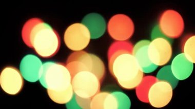 renkli soyut bokeh ışıklar