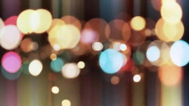 renkli Bokeh ışıkları