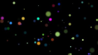 Renkli baloncuklar yerleşimi