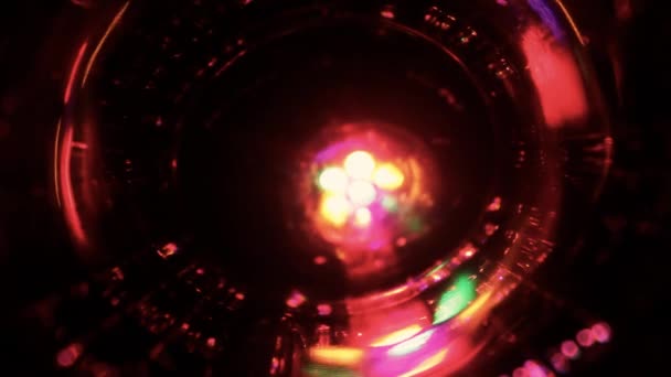 fuites abstraites de lumière en verre