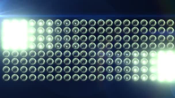 Projecteurs clignotants horizontaux