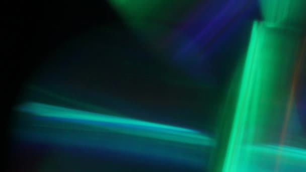 fuites abstraites de lumière en verre