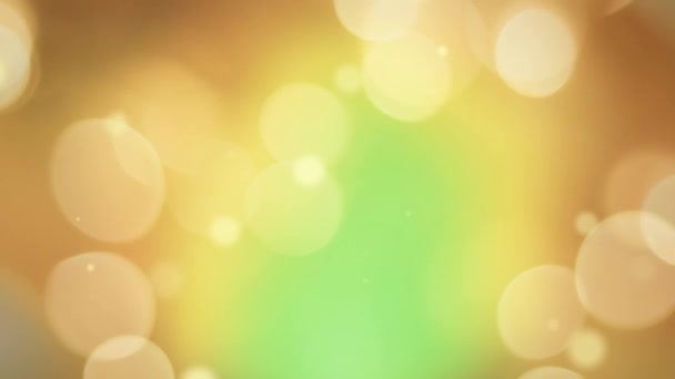 Colore dorato bokeh — Video Stock