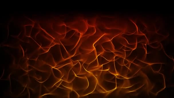 Achtergrond met bewegende brand vlammen — Stockvideo