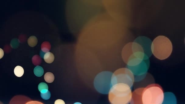 lumières Bokeh colorées