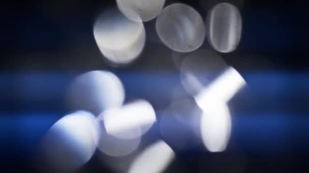 Fugas de luz de vidrio abstracto — Vídeos de Stock