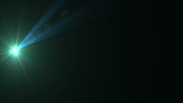 A farok Lens Flare — Stock videók