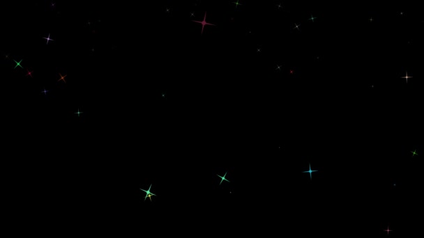 Grandes estrellas brillantes fondo — Vídeo de stock