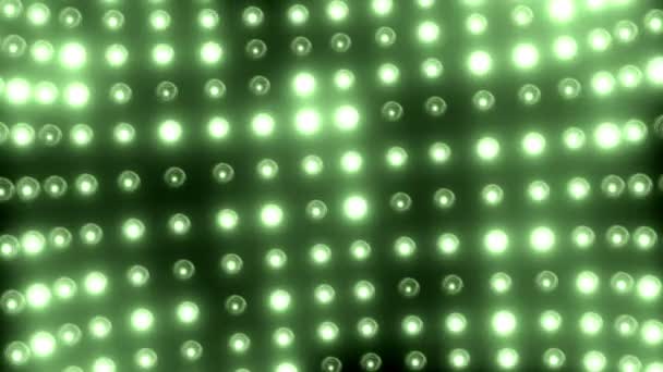 Wall Of Flashing Lights — Stock Video