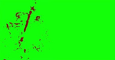 Kan ağır çekimde patladı.