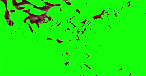 Le sang éclate au ralenti