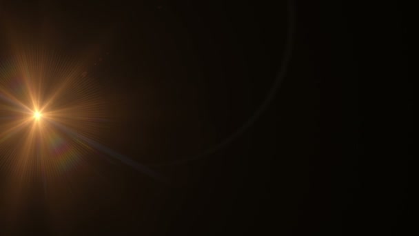 太陽レンズ フレア — ストック動画