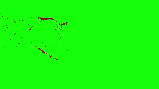 Le sang éclate au ralenti