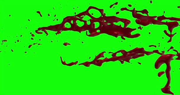 Le sang éclate au ralenti