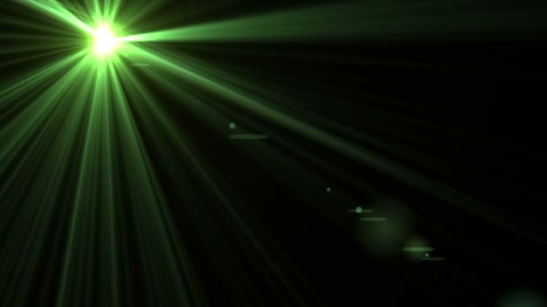 Arany Laser Flare — Stock videók