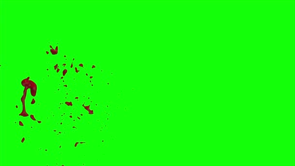 Le sang éclate au ralenti