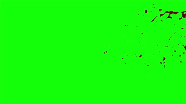 Le sang éclate au ralenti