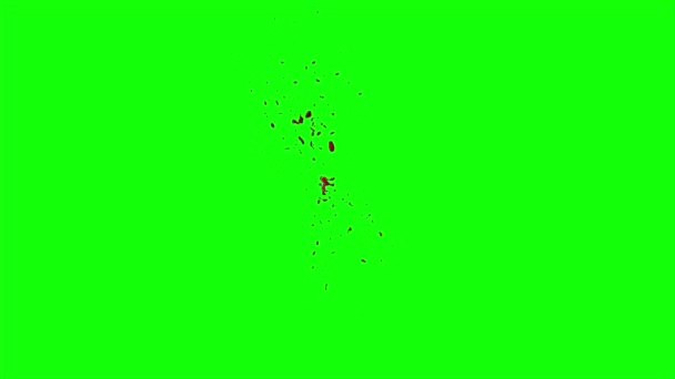 Le sang éclate au ralenti