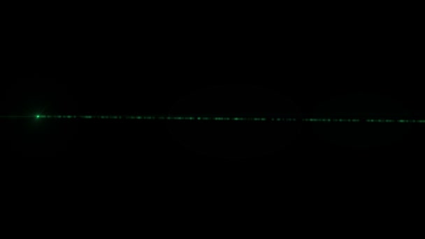 Streszczenie laserowa Flara — Wideo stockowe